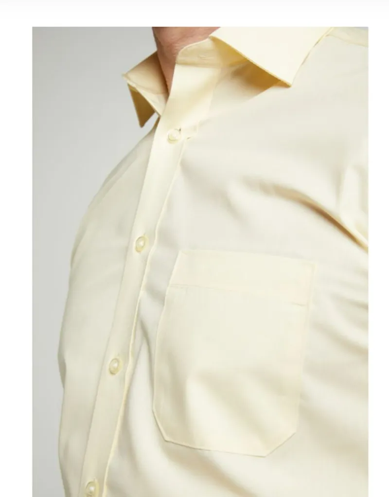 D2 King Size Long Sleeve Shirt Lemon SLX4500U 